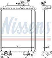 Nissens Kühler, Motorkühlung  61739