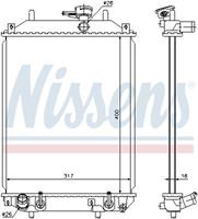 Radiator, motorkoeling NISSENS 61739