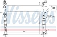 Kühler, Motorkühlung Nissens 62050