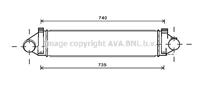 Ladeluftkühler AVA FDA4494