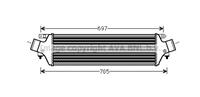 Ava Quality Cooling Intercooler, inlaatluchtkoeler AL4118