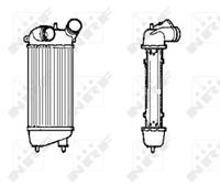 citroen Intercooler, inlaatluchtkoeler 30836