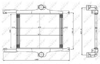 NRF Intercooler, inlaatluchtkoeler 309272