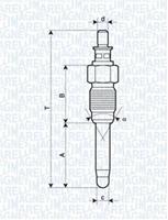 Magneti Marelli Glühkerze  062900059304