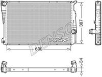 Radiator, motorkoeling DENSO DRM05006