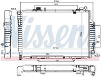 Kühler, Motorkühlung Nissens 62765