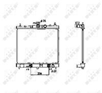 nissan Radiateur 53477