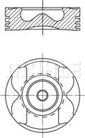 Mahle Zuiger 0045700