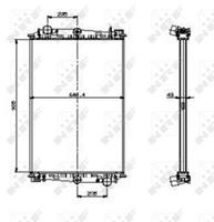 Radiateur NRF 519586