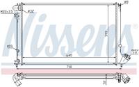 Nissens Kühler, Motorkühlung  63732