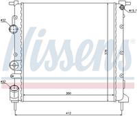 Radiator, motorkoeling NISSENS 638271