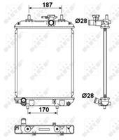 daihatsu Radiateur 53187