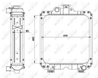 Radiator, motorkoeling NRF 54098