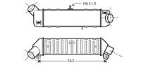 International Radiators Intercooler 1,9 Td 58004162