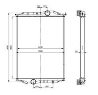 Radiator, motorkoeling NRF 519889