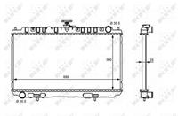 Radiator, motorkoeling NRF 53388