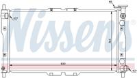 Radiator, motorkoeling NISSENS 66656