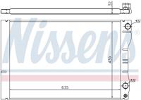 Radiator, motorkoeling NISSENS 63881
