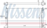 Nissens Kühler, Motorkühlung  63991