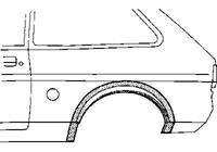 ford Plaatwerkdeel Fiesta 76-83.wlschrmrechts Ar 1833146