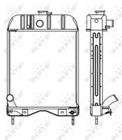Radiator, motorkoeling EASY FIT NRF 53654