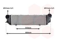 International Radiators Intercooler, inlaatluchtkoeler 06014705