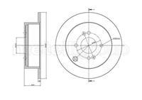 Metelli Bremsscheibe Hinterachse  23-0931C