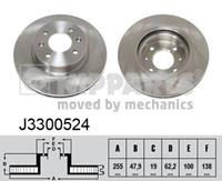 Nipparts Bremsscheibe Vorderachse  J3300524