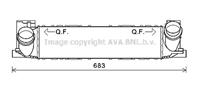 Ava Quality Cooling Intercooler, inlaatluchtkoeler BWA4464