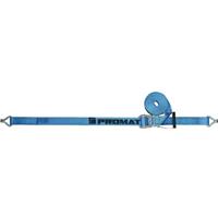 Promat Sjorband | DIN EN 12195-2 | lengte 8 m breedte 50 mm | met ratel + punthaak | LC omdr. 5000 daN - 4000365099 4000365099