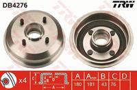 TRW Bremstrommel Hinterachse  DB4276