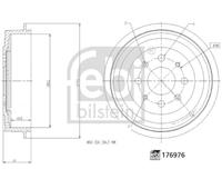 febibilstein Bremstrommel Hinterachse Febi Bilstein 176976