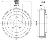 Hella Pagid GmbH Remtrommel 8DT355303281