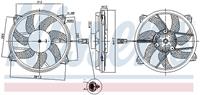 citroen Koelventilatorwiel 850035