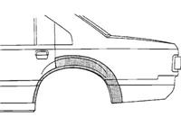 Van Wezel PLAATWERKDEEL Wielrand 4-deurs L 5385147