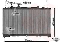 vanwezel Radiateur VAN WEZEL 27002227