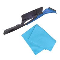 Prosperplast Autoramen IJskrabber met borstel en trekker blauw cm met anti-condens doek -