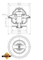 Thermostat, Kühlmittel NRF 725192