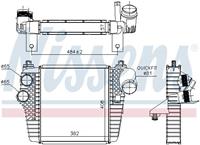 Nissens Intercooler, inlaatluchtkoeler 961203