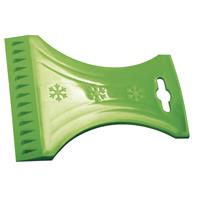 IJskrabber/raamkrabber groen kunststof 10 x 13 cm -