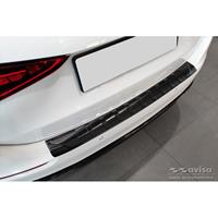 Avisa Zwart RVS Achterbumperprotector passend voor Mercedes C-Klasse W206 Kombi 2021- 'Ribs' AV245267