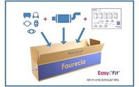 Partikelfilter, uitlaatinstallatie Faurecia, u.a. für Nissan, Mercedes-Benz, Renault