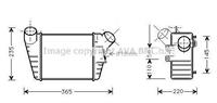 Volkswagen Intercooler, inlaatluchtkoeler