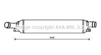 Ava Quality Cooling Intercooler, inlaatluchtkoeler AI4358