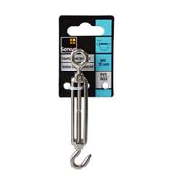 Sencys draadspanner met haak en oog RVS M5 70mm