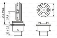 BOSCH Glühlampe, Hauptscheinwerfer AUDI,MERCEDES-BENZ,RENAULT 1 987 302 903