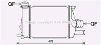 dacia Intercooler, inlaatluchtkoeler RT4642