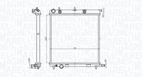 magnetimarelli Radiator, motorkoeling MAGNETI MARELLI 350213819000