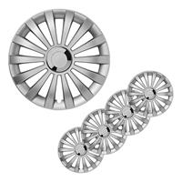 Pro Plus Wieldoppen 16 Inch Meridian Zilver - per Set van 4 stuks