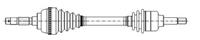 Antriebswelle Vorderachse links Metelli 17-1184